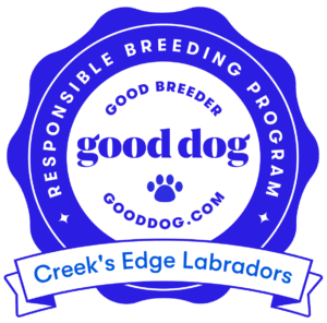 Creek's Edge Labradors GoodDog Badge